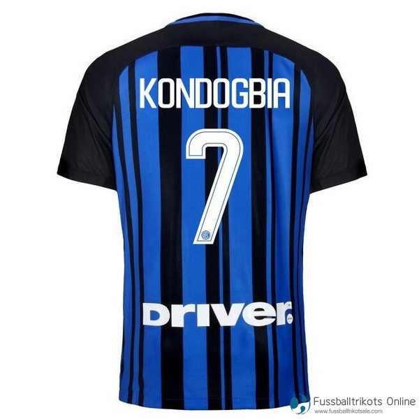 Inter Milan Trikot Heim Kondogbia 2017-18 Fussballtrikots Günstig